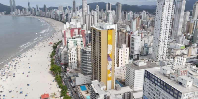 Mais alto grafite do Brasil será em Balneário Camboriú
